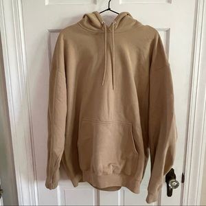 Joe’s USA Men’s XL hooded sweatshirt Tan
